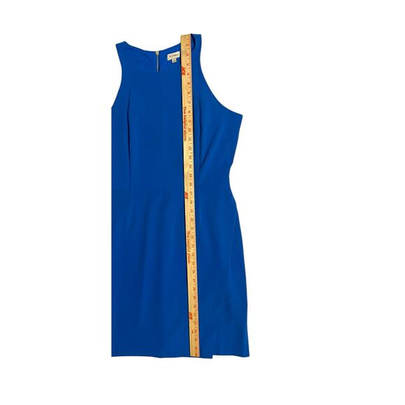 Cremieux Cameran Pacific Blue Halter High Neckline Cocktail Mini Dress Size 8 - Picture 9 of 13